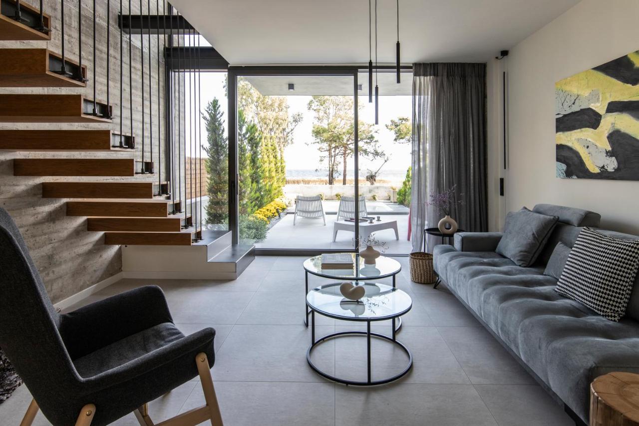 Ikies 3 Modern Eco-Friendly Private Seaview Signature Villas With A Pool Volos Eksteriør billede